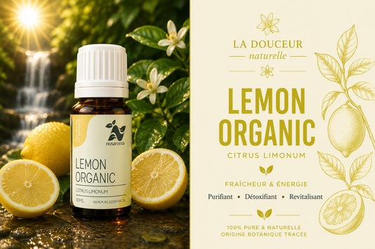 Organic lemon — invigorating purity