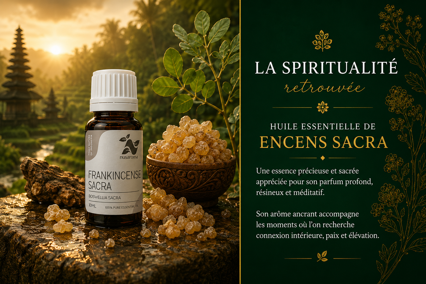 Sacred incense — meditative depth