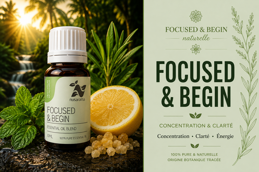 Focused & Begin Essential Oil Blend Synergy — 10 ml Bottle Reference: Focused & Begin Essential Oil Blend