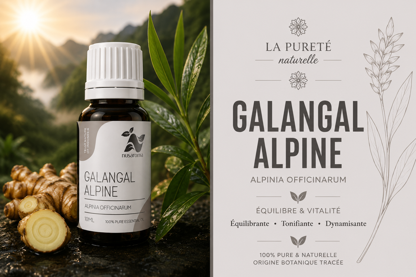 Galangal alpine — Indonésie-10ml-